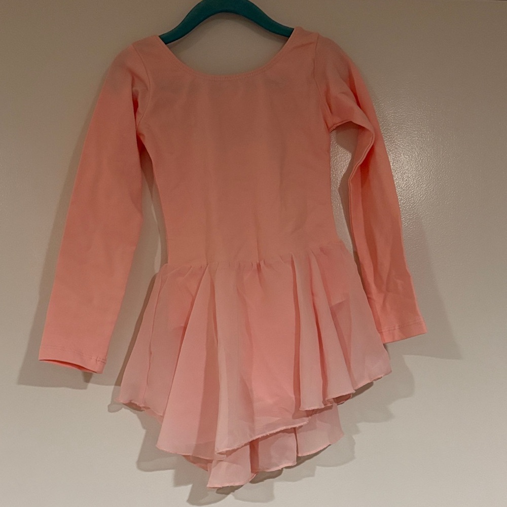 Pink Long Sleeve Ballet Dress for Kids
